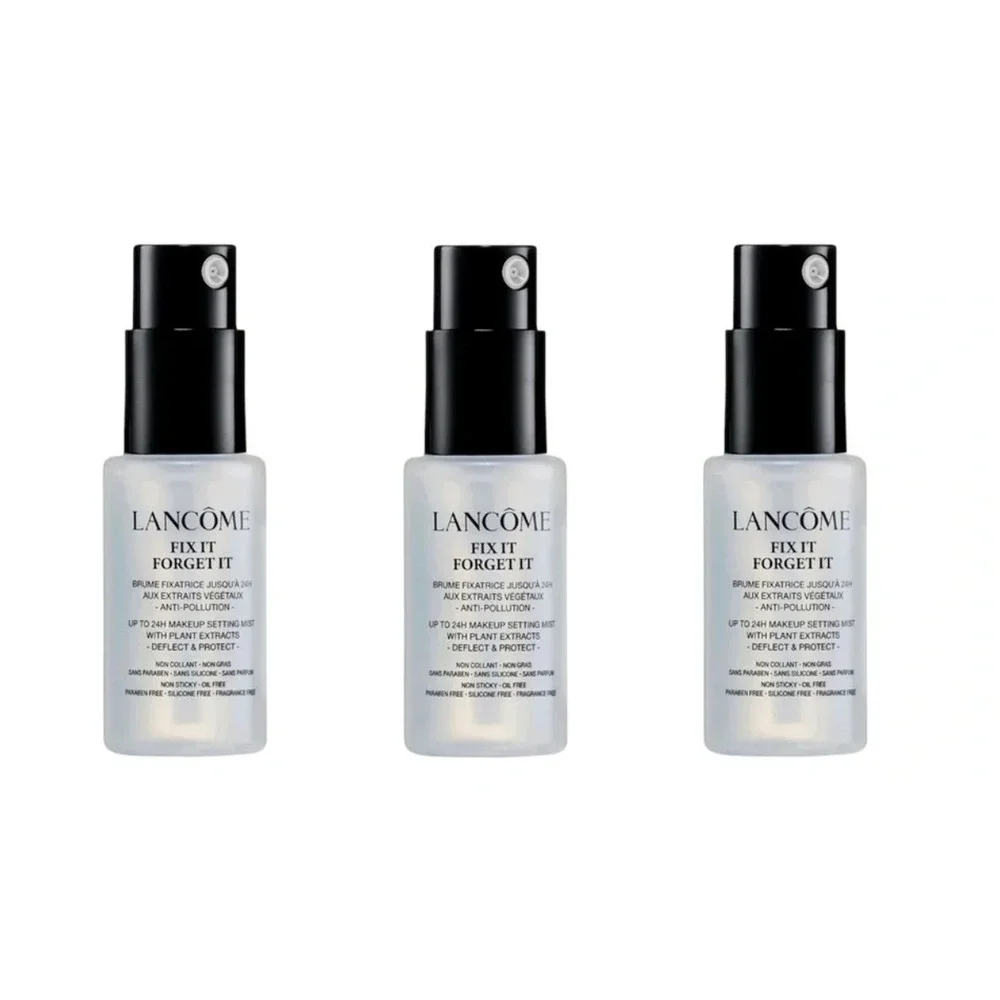 Lancome Fix It Forget It Makeup Setting Spray 0.3 fl oz (set of 3)